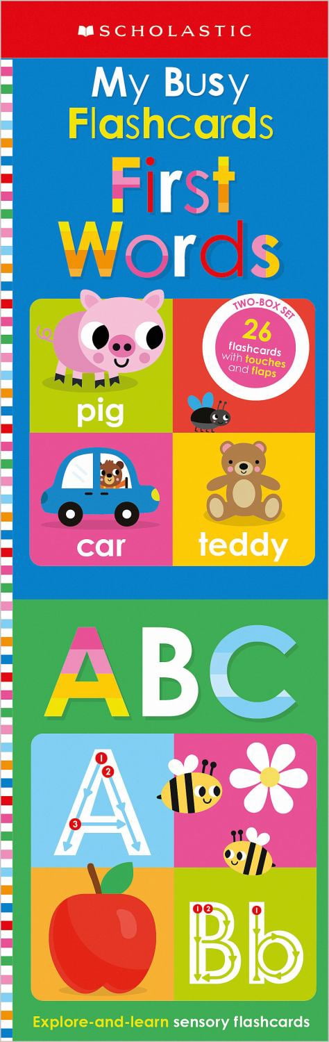 My Busy Flash Cards First Words and ABC: Scholastic Early Learners ...