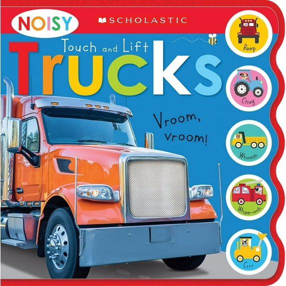 Scholastic Early Learners Noisy Touch and Lift Trucks: Scholastic Early Learners (Sound Book), (Hardcover)