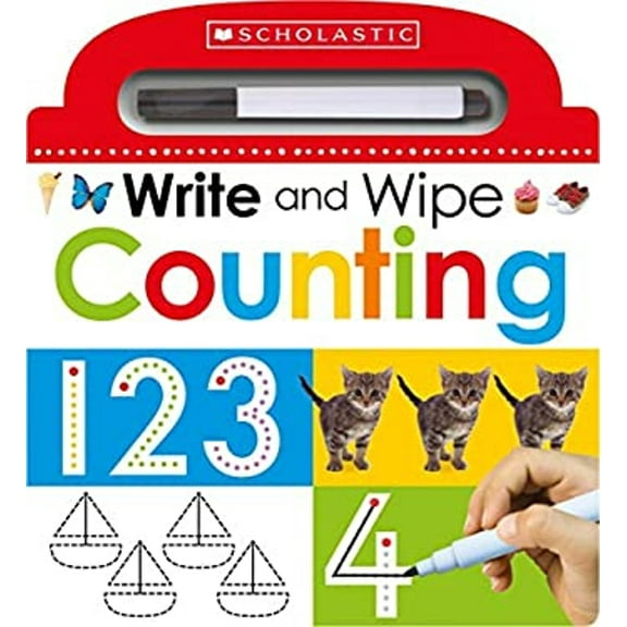 Pre-Owned Write and Wipe Counting: Scholastic Early Learners (Write and Wipe) (Board book) 0545903394 9780545903394