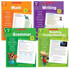 Scholastic Fifth Grade Success Workbooks, 4 Book Set (Second Edition) (Paperback)