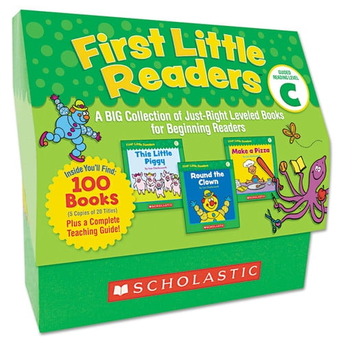 Scholastic 9780545223034 100-Piece First Little Readers 8 Page Book Level C Reading Set for Grades Pre-K - 2