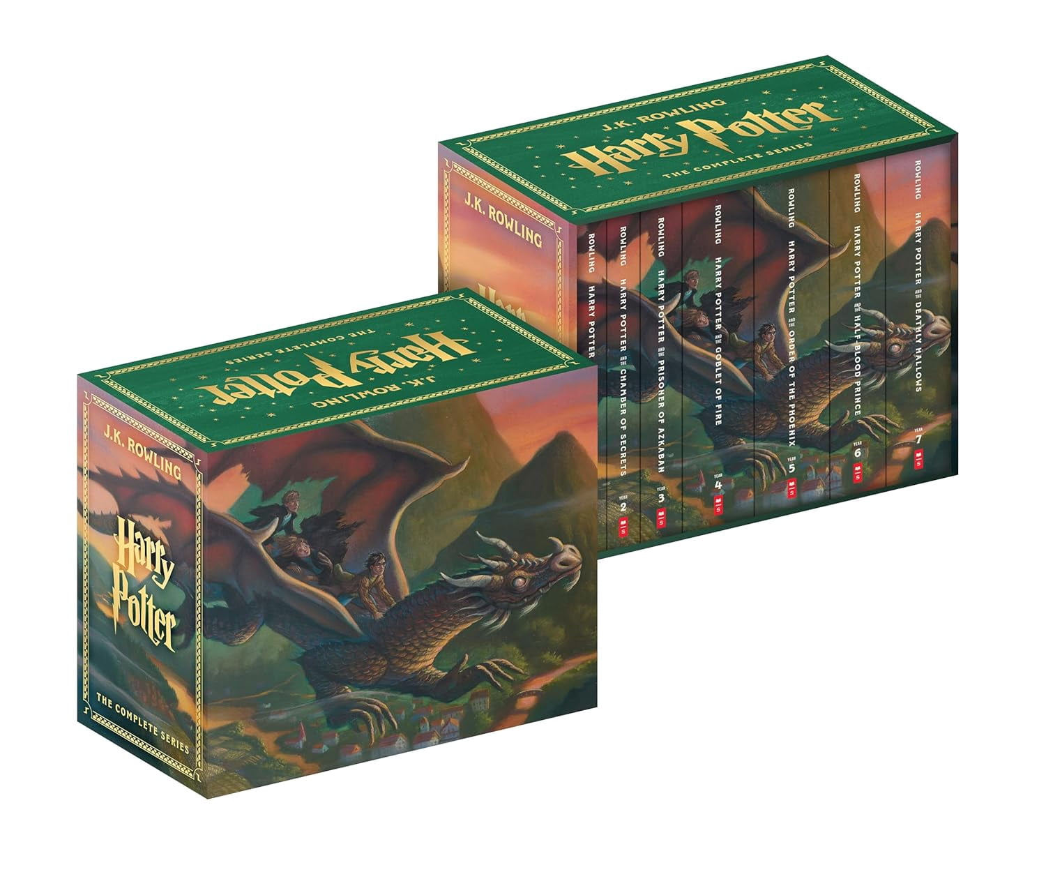 Scholastic Harry Potter Paperback Boxed Set (1-7) (Paperback