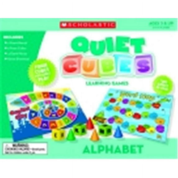 Scholastic Learning Games Alphabet Quiet Cubes