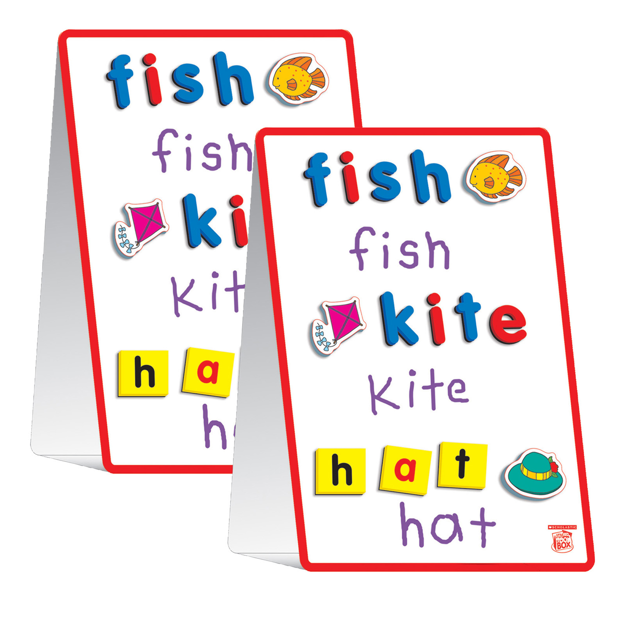 Scholastic Little Red Tool Box Tabletop Learning Easel, 2