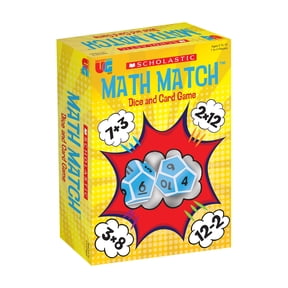 Scholastic Math Match Card and Dice Game