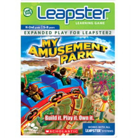 Scholastic My Amusement Park - Leapster2, Leapster Learning Game System - game cartridge