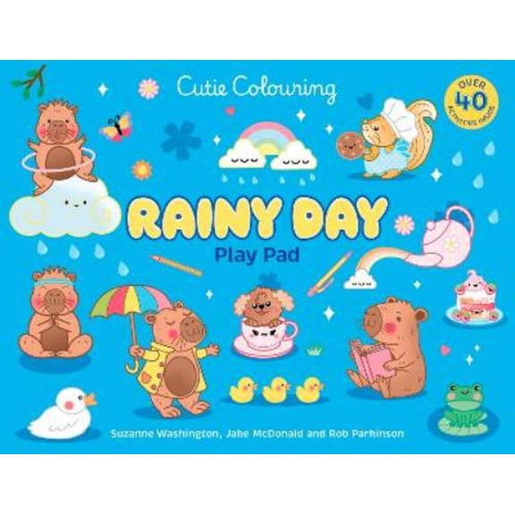 Scholastic Rainy Day Cuties Play Pad: Peel-Off Paper Fun (Paperback) Play Pads