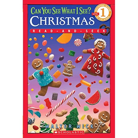 Pre-Owned Scholastic Reader Level 1: Can You See What I See? Christmas, by Walter Wick, Paperback, English