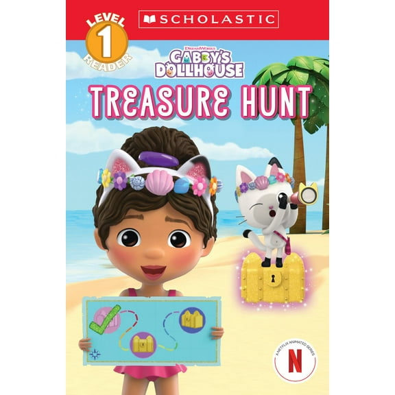 Treasure Hunt (Gabby's Dollhouse: Scholastic Reader, Level 1 #3) (Paperback)