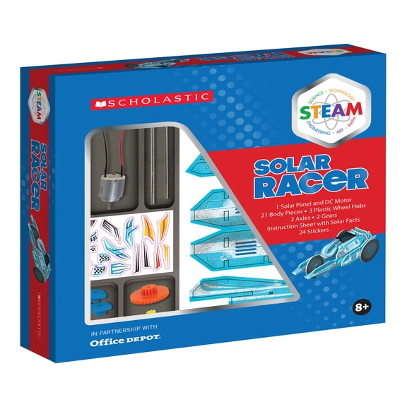 Scholastic STEAM Solar Racer Activity Kit, Grades 2 To 5