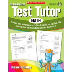 Pre-Owned Scholastic Standardized Test Tutor, Math, Grade 6