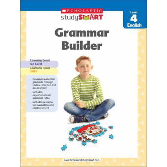 Pre-Owned Scholastic Study Smart Grammar Builder Grade 4 (Paperback) 9810752598 9789810752590