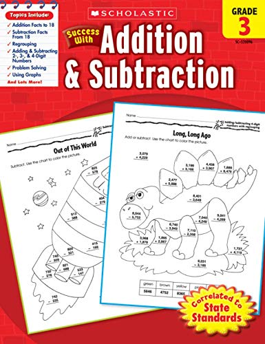 Pre-Owned Scholastic Success with Addition & Subtraction: Grade 3 ...