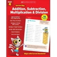 thumbnail image 1 of Scholastic Success with Addition, Subtraction, Multiplication & Division Grade 4 Workbook, (Paperback), 1 of 1