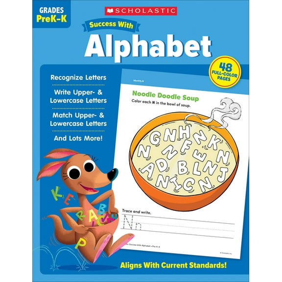 Scholastic Success with Alphabet Workbook (Paperback)