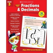 Scholastic Success with Fractions & Decimals Grade 5 Workbook, Paperback