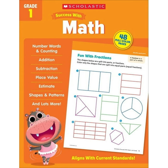 Scholastic Success with Math Grade 1 Workbook, (Paperback)