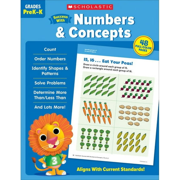 Scholastic Success with Numbers & Concepts Workbook, (Paperback)