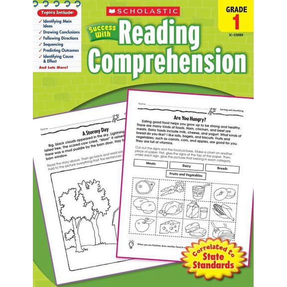 Pre-Owned Scholastic Success with Reading Comprehension, Grades 1