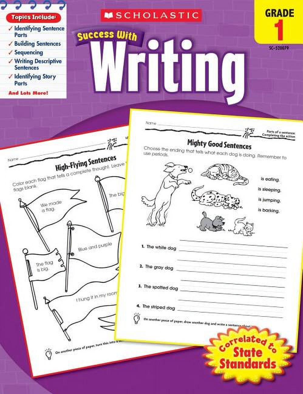 Scholastic Success with Writing: Grade 1 Workbook (Paperback) - Walmart.com