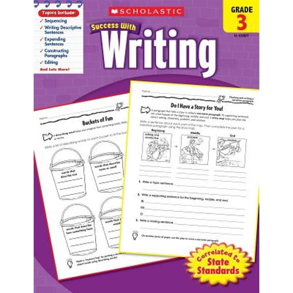 Pre-Owned Scholastic Success with Writing: Grade 3 Workbook (Paperback)