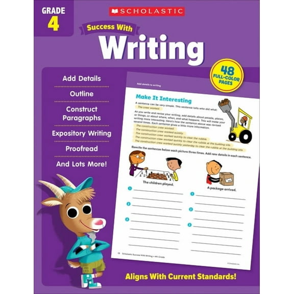 Scholastic Success with Writing Grade 4 Workbook