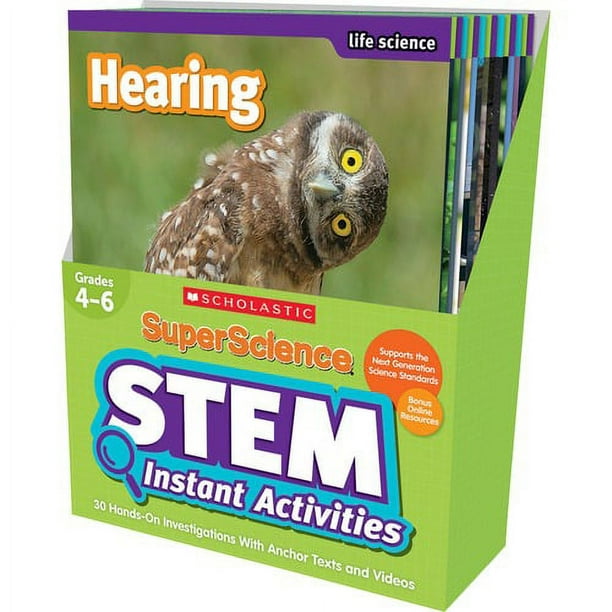 Scholastic SuperScience STEM Instant Activities Printed Book - Grade 4-6 Scholastic SuperScience STEM Instant Activities Printed Book - Grade 4-6