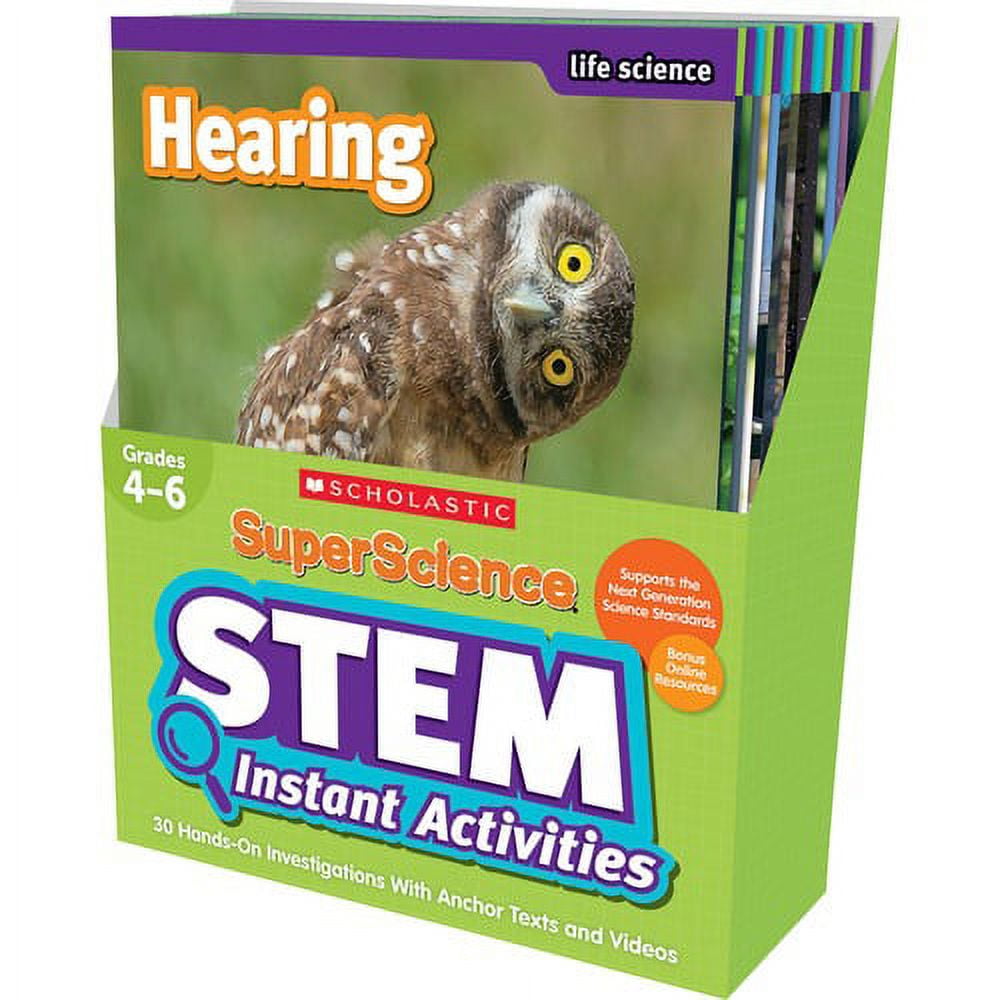 Scholastic SuperScience STEM Instant Activities Printed Book - Grade 1-3 Scholastic SuperScience STEM Instant Activities Printed Book - Grade 1-3