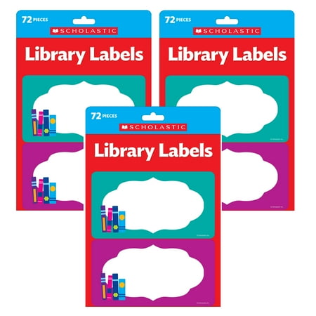 Scholastic Teacher Resources Library Labels Accents, 216 Pieces