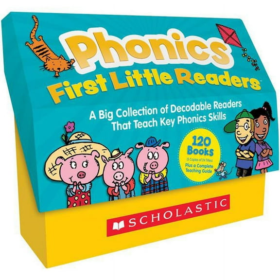Scholastic Teaching Resources SC-709264 Phonics First Little Readers Classroom Set