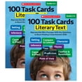 thumbnail image 1 of Scholastic Teaching Solutions 100 Task Cards: Literary Text Book, Grade 4-6, Pack of 2, 1 of 2