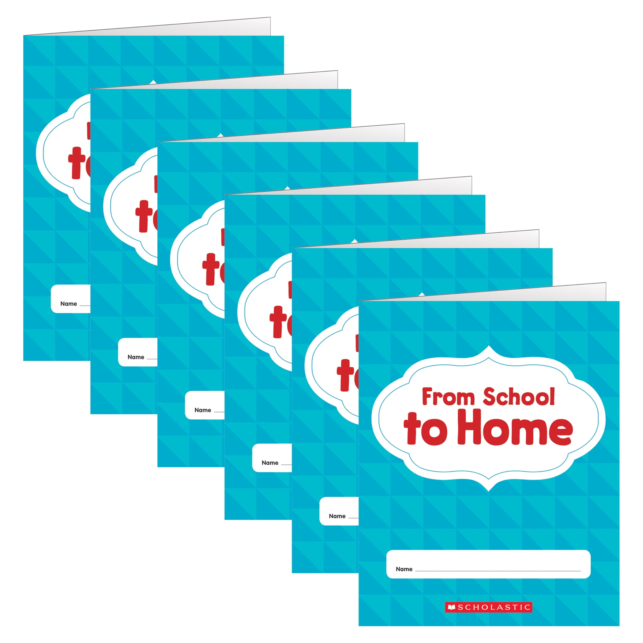 Walmart Deals of Scholastic Teaching Solutions From School to Home Folder, Pack of 6