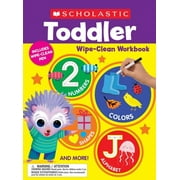 Scholastic Toddler Wipe-Clean Workbook, Paperback