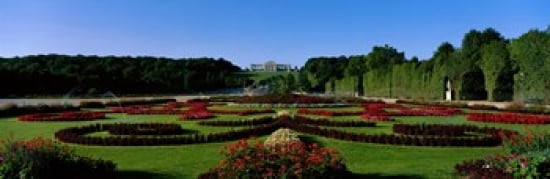 Schonbrun Gardens Vienna Austria Canvas Art - Panoramic Images (36 x 12)