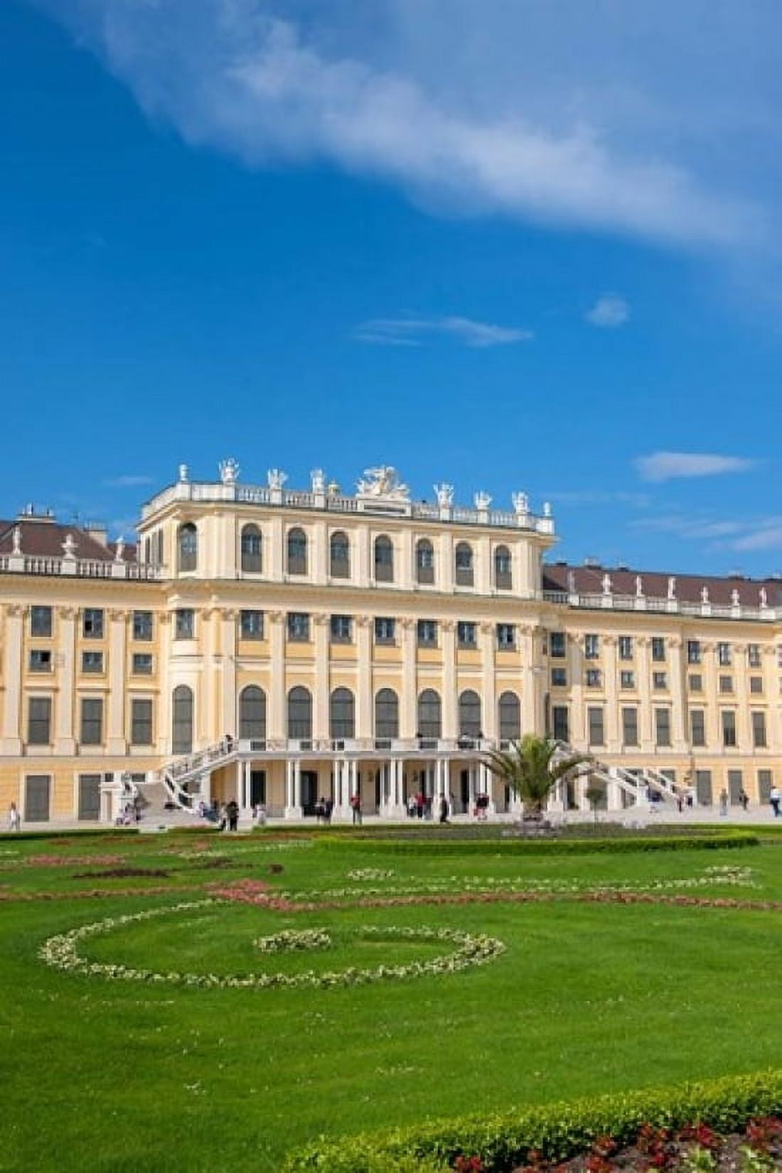 Schonbrunn Palace Garden Canvas Art - Jim Engelbrecht DanitaDelimont (24 x 36)