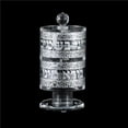 thumbnail image 1 of Schonfeld Collection  Acrylic Besomim Havdalah Holder Set, Silver Design - 2 Piece, 1 of 1