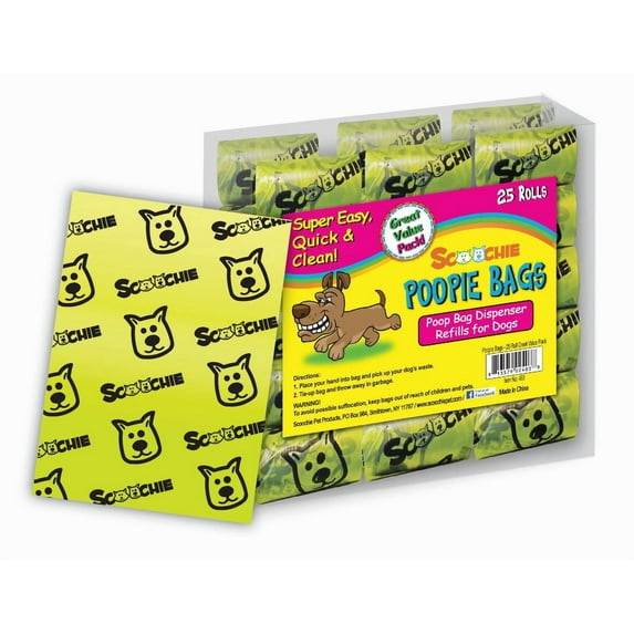 Scoochie Super Value Poopie Bag Refill R