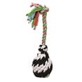 thumbnail image 1 of Schoochie Pet 520 Small Super Squeak Rope Roll Ball Plush Dog Toy, 9 in., 1 of 2
