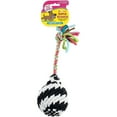 thumbnail image 1 of Scoochie Super Squeak Rope R Ball Dog Toy, Large, 1 of 2