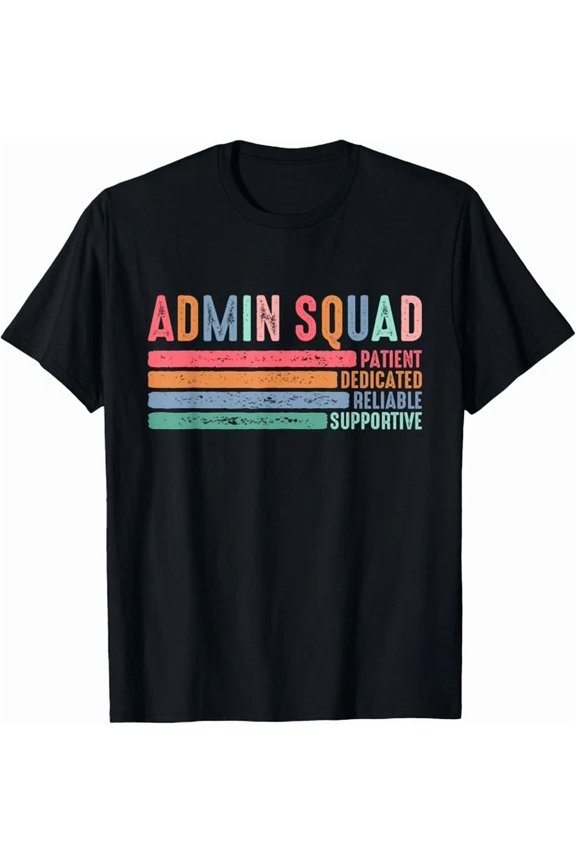 School Admin Squad Assistant Principal Crew T-shirt