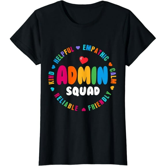 School Assistant Principal Crew Administrator Admin Squad T-Shirt