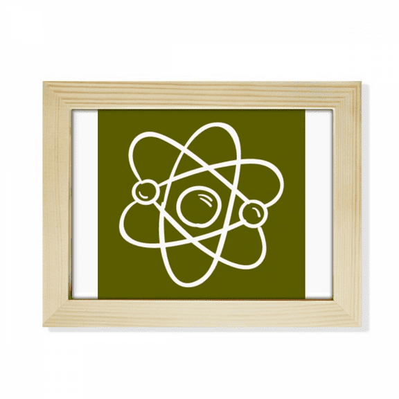 School Atoms Around Electronic Physics Desktop Photo Frame Picture Art Decoration Painting 6x8 inch