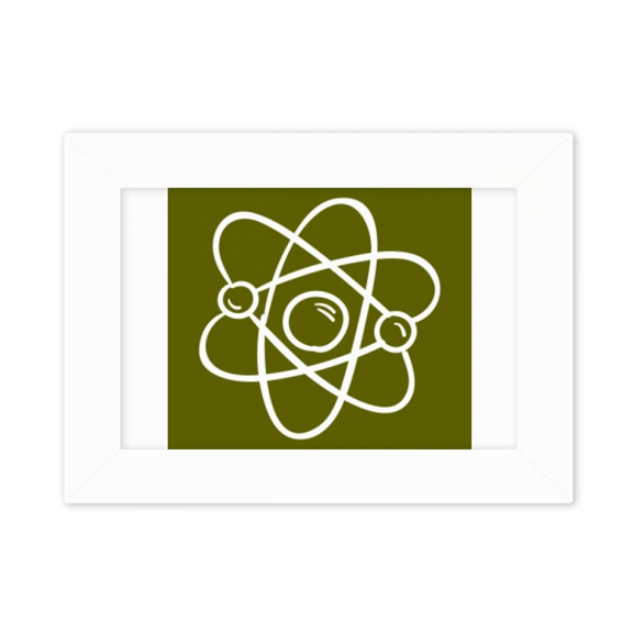 School Atoms Around Electronic Physics Photo Mount Frame Picture Art Painting Desktop 5x7 inch
