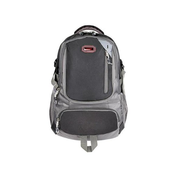 School Backpack Casual Travel Shoulder Bag with Adjustable Straps Dual-Water Bottle Pouch Multiple Zippered Pockets for Gym Sports Travel School, Black - Unisex