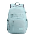 thumbnail image 1 of School Backpack Large Capacity Nylon Backpack for High School Students Travel Daypack Blue One Size, 1 of 3