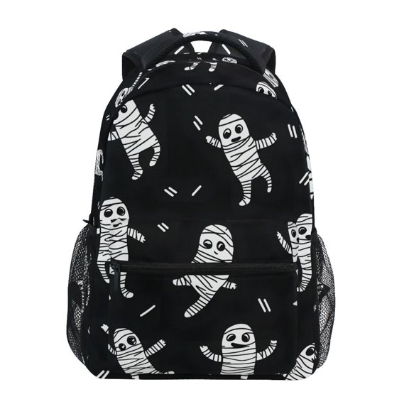 School Backpack Lightweight Multipocket College High Middle Student Bag 15L Cartoon Mummy Dance