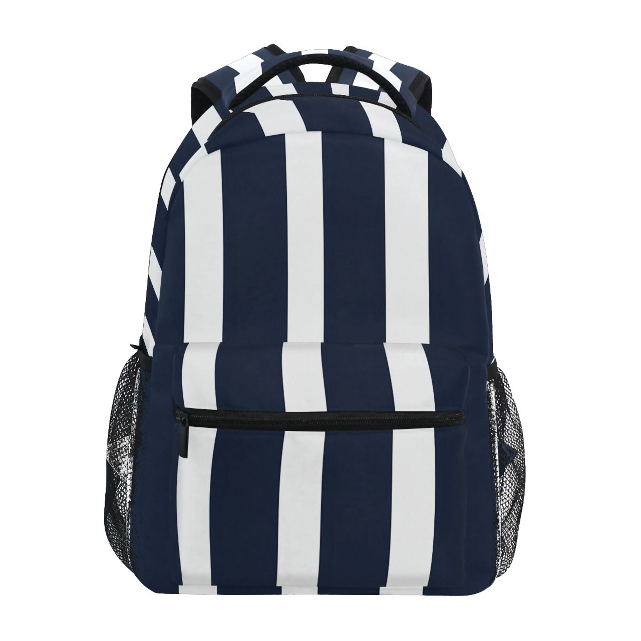 blue white pinstripe mini backpack Navy Seersucker Small – Rutland's selling Backpacker now has a little sibling Navy Stripe Mini Backpack