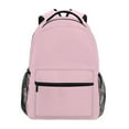 thumbnail image 1 of School Backpack Lightweight Multipocket College High Middle Student Bag 15L Soft Pink, 1 of 9
