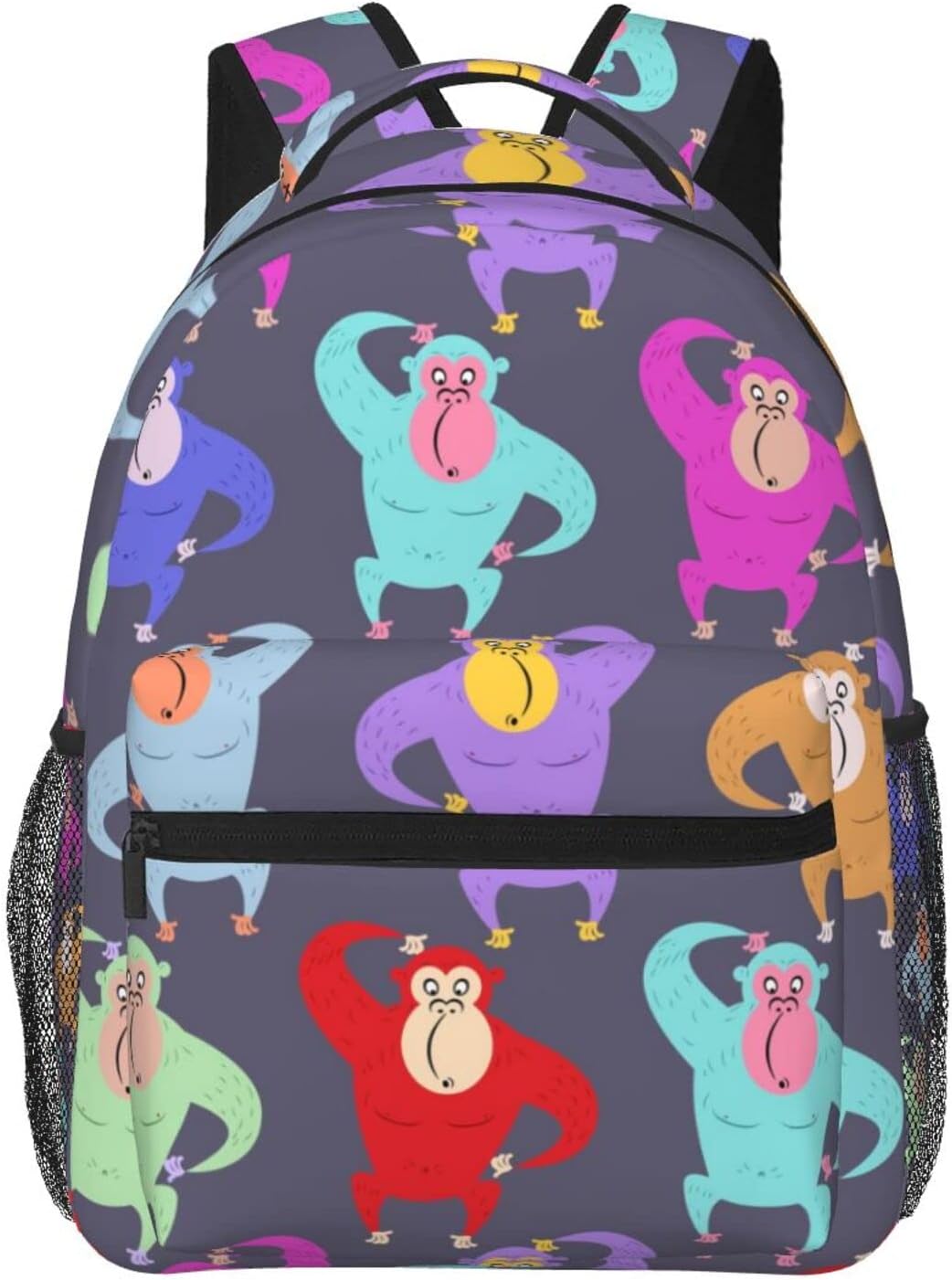 School Backpack Rainbow Monkeys Book Bag Laptop Backpack - Walmart.com