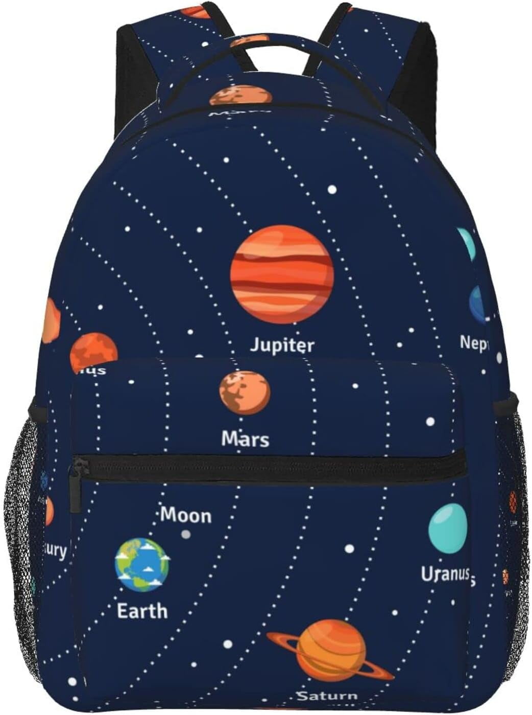 School Backpack Solar System Orbits And Planets Daypack Casual Backpack ...